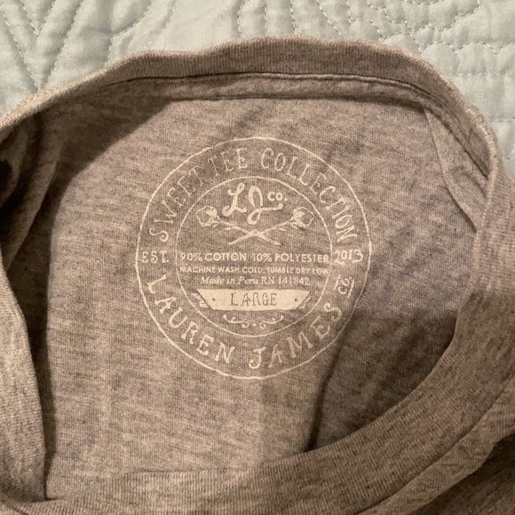 Lauren Jame long sleeve large pocket t-shirt - Picture 3 of 3